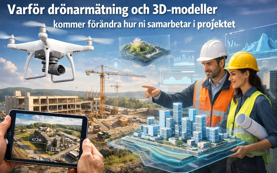 Varför drönarmätning och 3D-modeller kommer förändra hur ni samarbetar i projektet