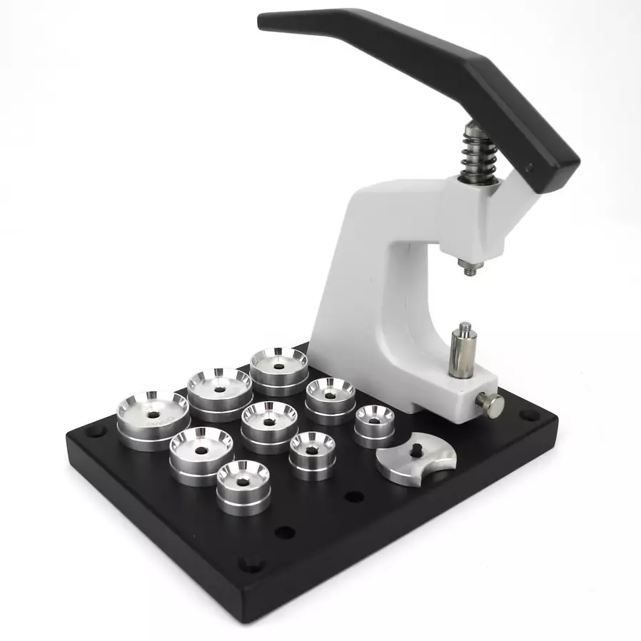 Seiko Mod Tools - Bergeon 5500 Watch Crystal Press supplied with base and dies suitable for modifying Seiko watches