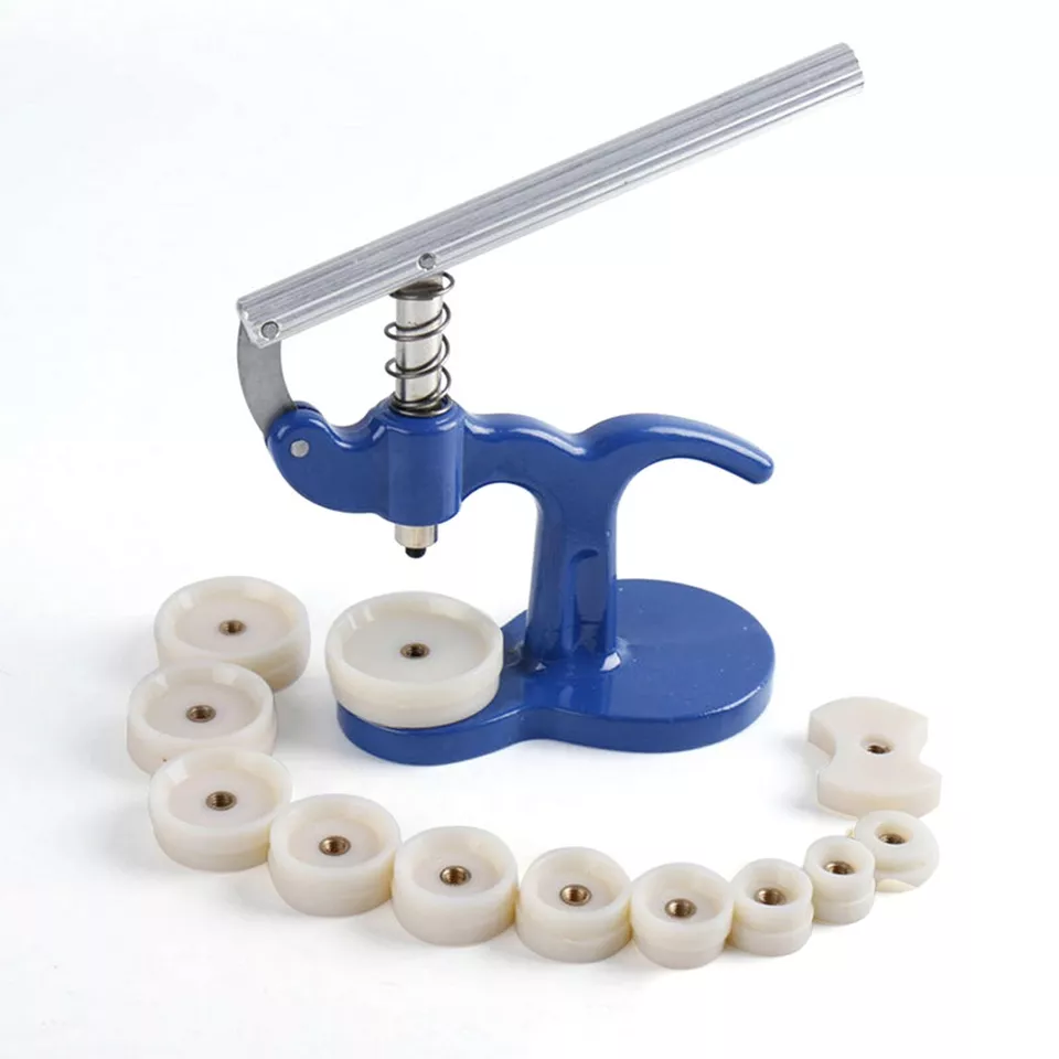 Seiko Mod Tools Budget Blue Watch Crystal Press