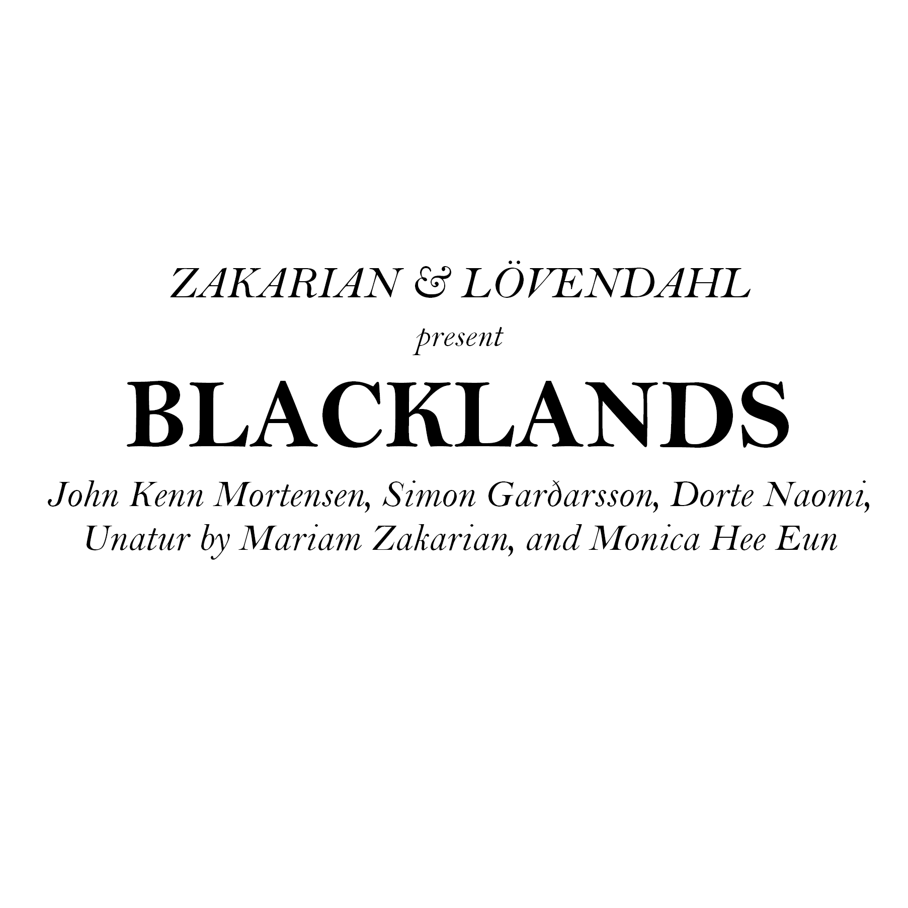 Blacklands: Et studie i sort