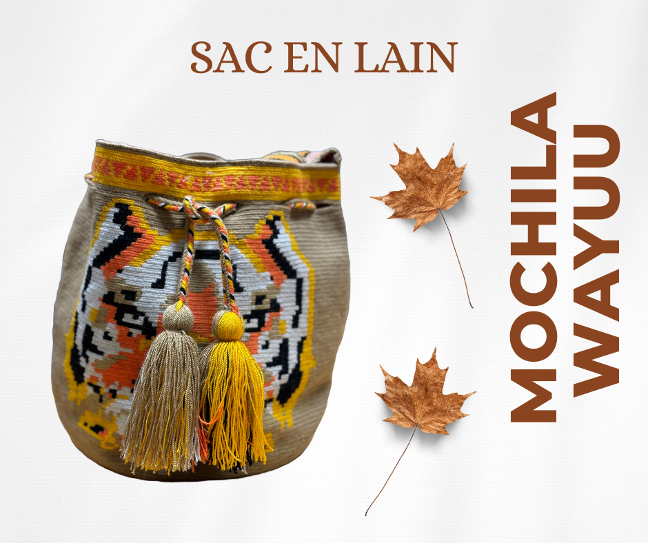 Mochila Wayuu, sac en lain