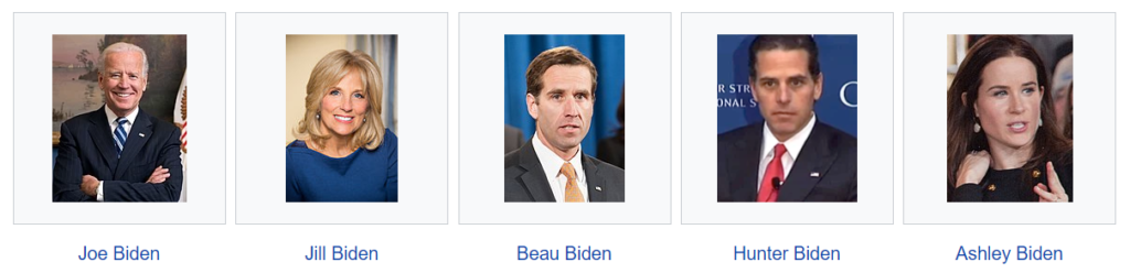 Hvem og hvilke er Joe Biden og Jill Bidens familie?