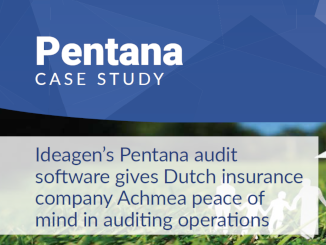 Ideagen's Pentana audit software gives Dutch insurance company Achmea peace of mind in auditing operations