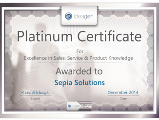 Sepia Solutions: Ideagen - Platinum Partner