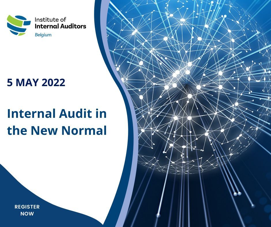 Poster of IIABel Relauch Event "Internal Audit in the New Normal"