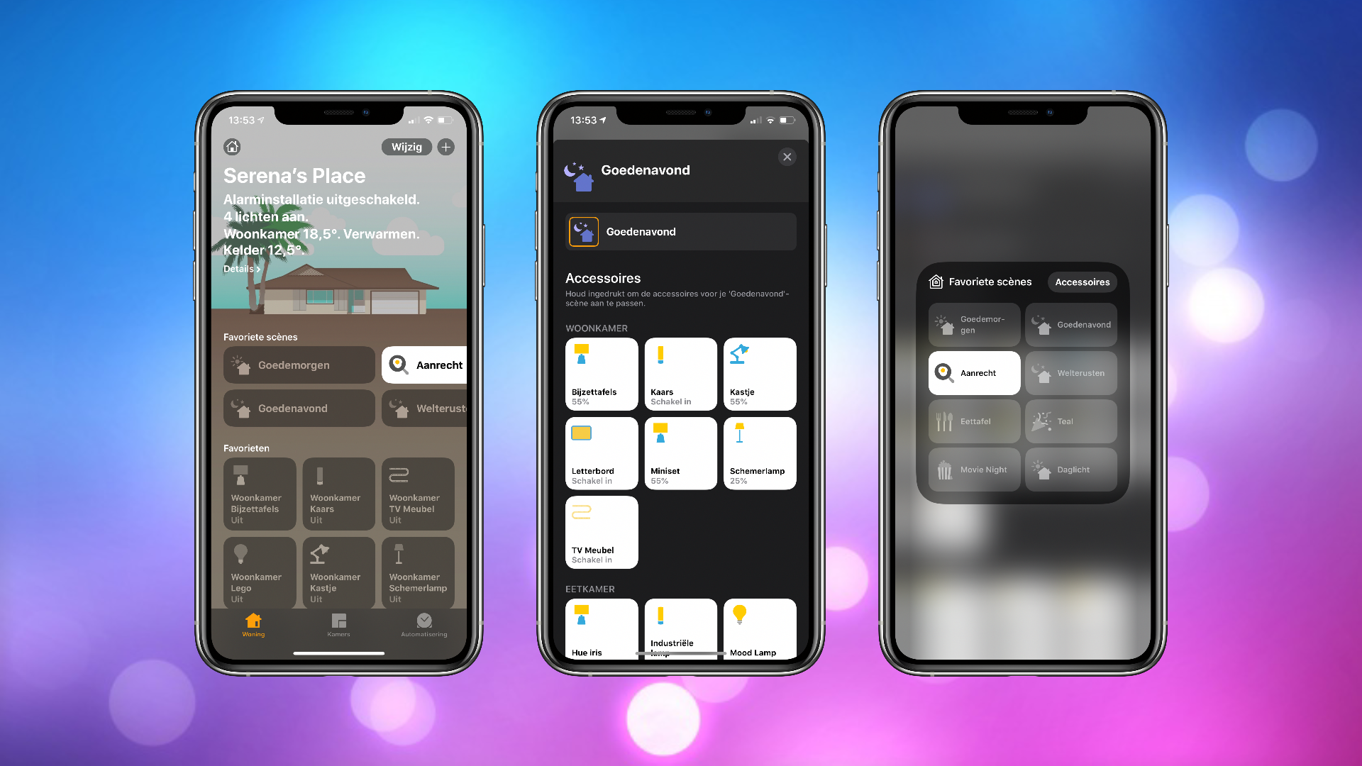 Scènes instellen in HomeKit