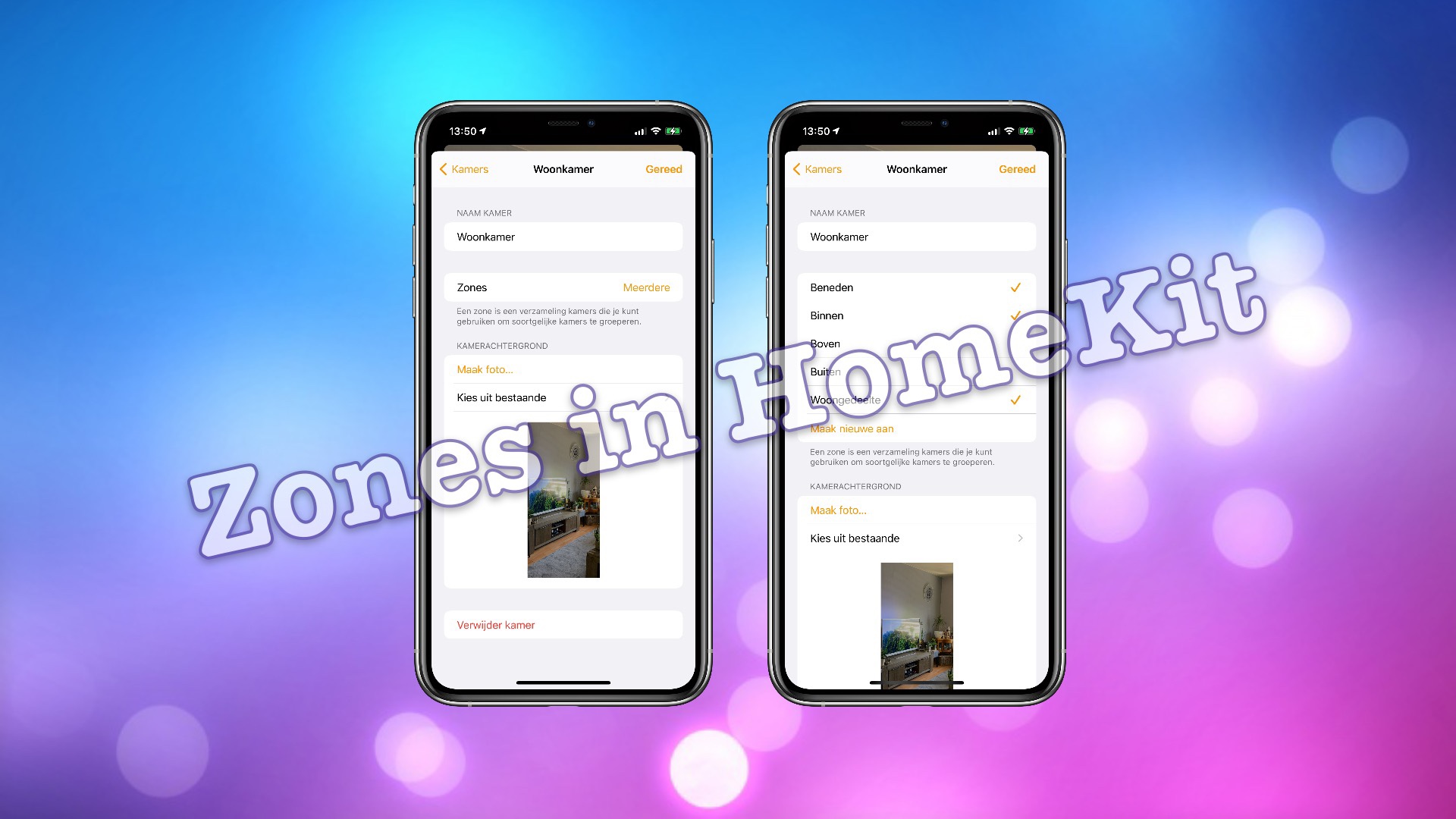 Zones in HomeKit