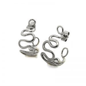 Serena Fox Wisp Hoop Earrings