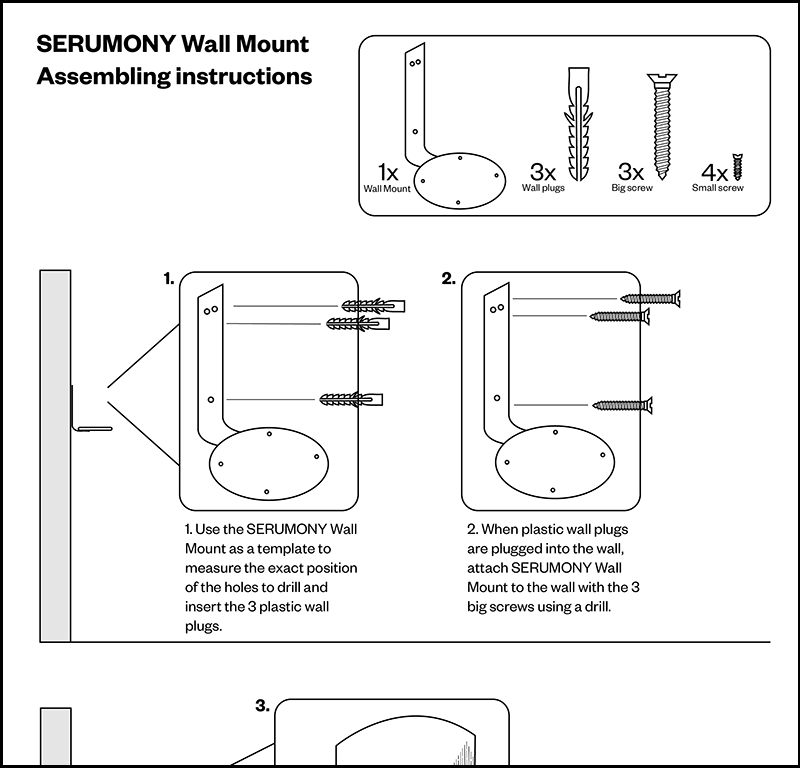 Assembly instructions SERUMONY