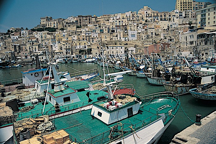 Fiskerihavnen i Sciacca