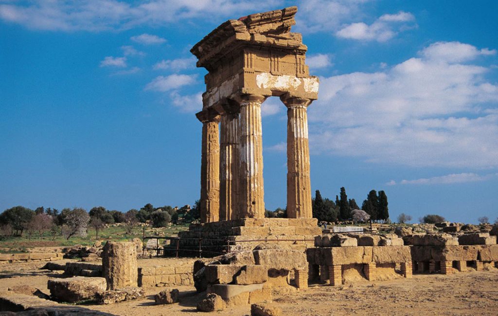 Kastor og Pollux templet i Agrigento