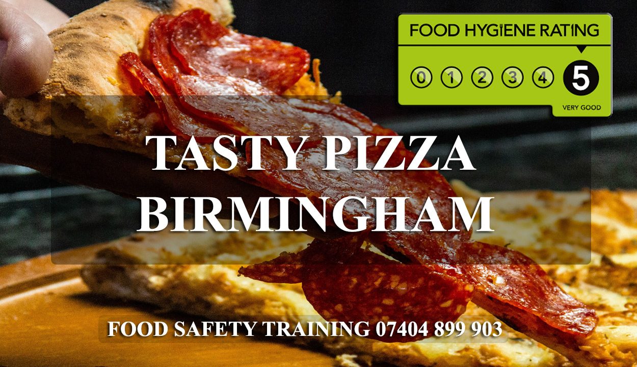 Tasty pizza, Food safety training, SFBB Training UK