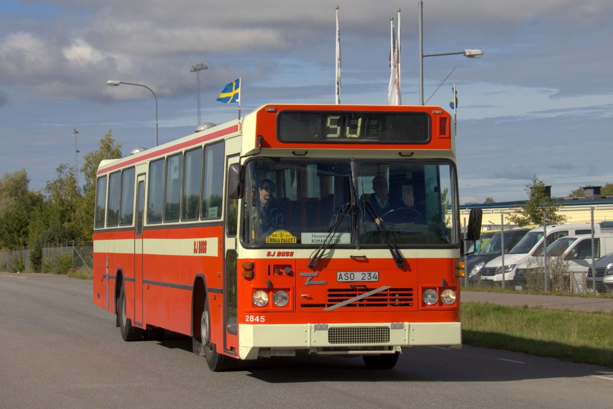 Veteranbuss från Svenska Omnibussföreningen