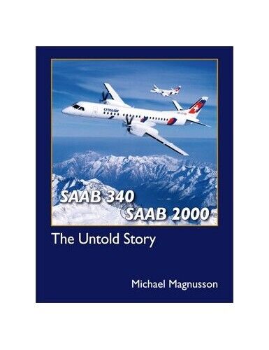 Boken ”Saab 340 & Saab 2000 – The untold story” kommer att finnas till salu till specialpris på söndag. Passa på att få den signerad av projektledaren Ulf Edlund! Foto: Via Aviatic Förlag