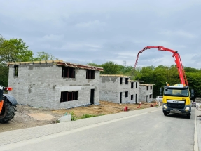 Chantier Saive , réalissation de 14 appartements