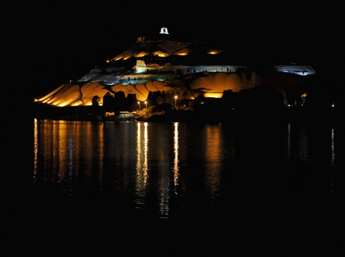 Aswan by night.