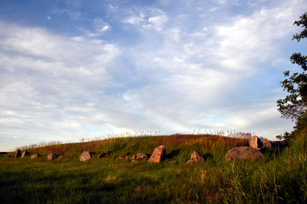 Langhøj under høj himmel