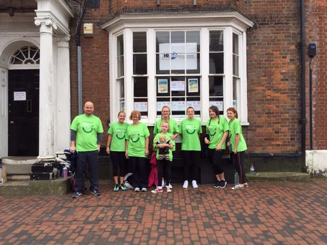 Charity walk Brenchley House Sittingbourne