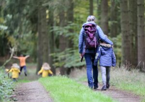 Walking in nature