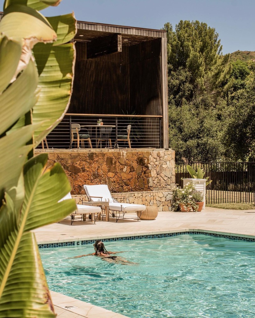 Swimming pool at Calamigos Guest Ranch