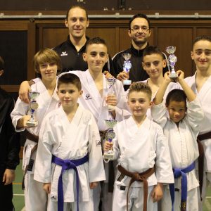 7 podiums pour le SHITOKAI KARATE EVERE à la Coupe de l’Avenir