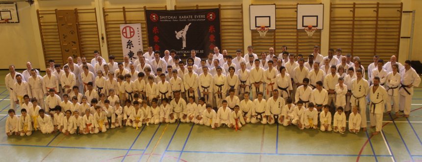 125 karatékas au stage Shitokai Belgium @ Evere