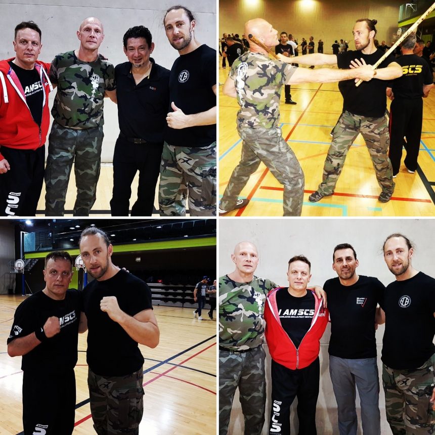 Superbe stage de close combat sous la direction de Frans Stroeven, Doug Marcaida et Fred Mastro