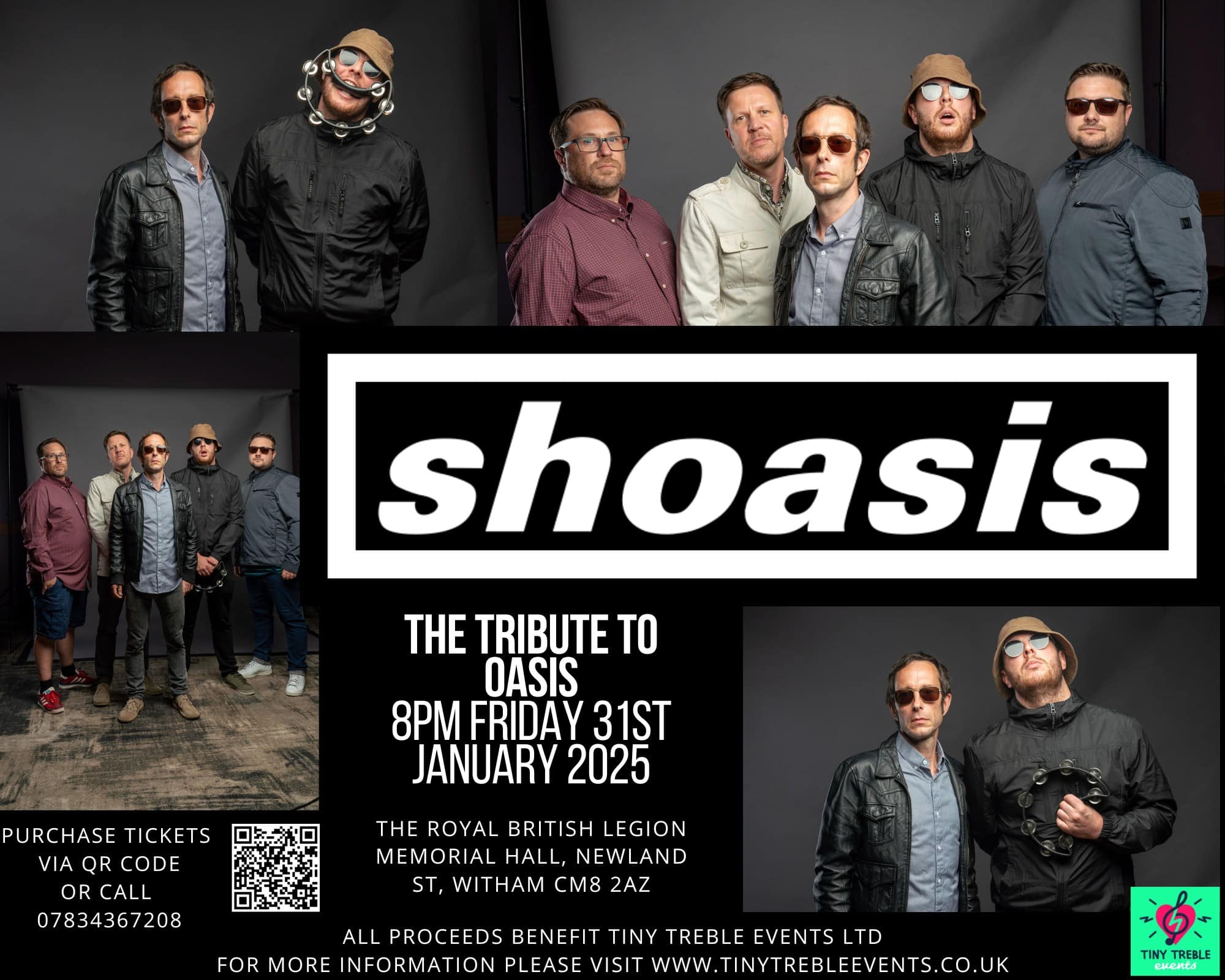 CANCELLED - Shoasis Live @ Witham Royal British Legion - CANCELLED