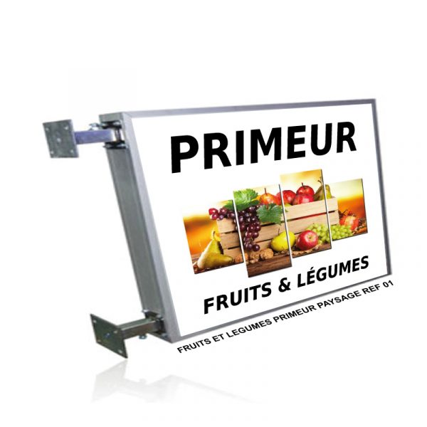 enseigne lumineuse fruits et légumes primeur ref 01 caisson lumineux double face shop enseigne production 13001 (2)
