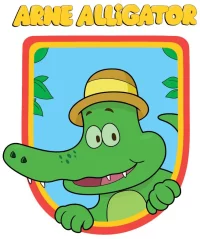 Logotyp Arne Alligator