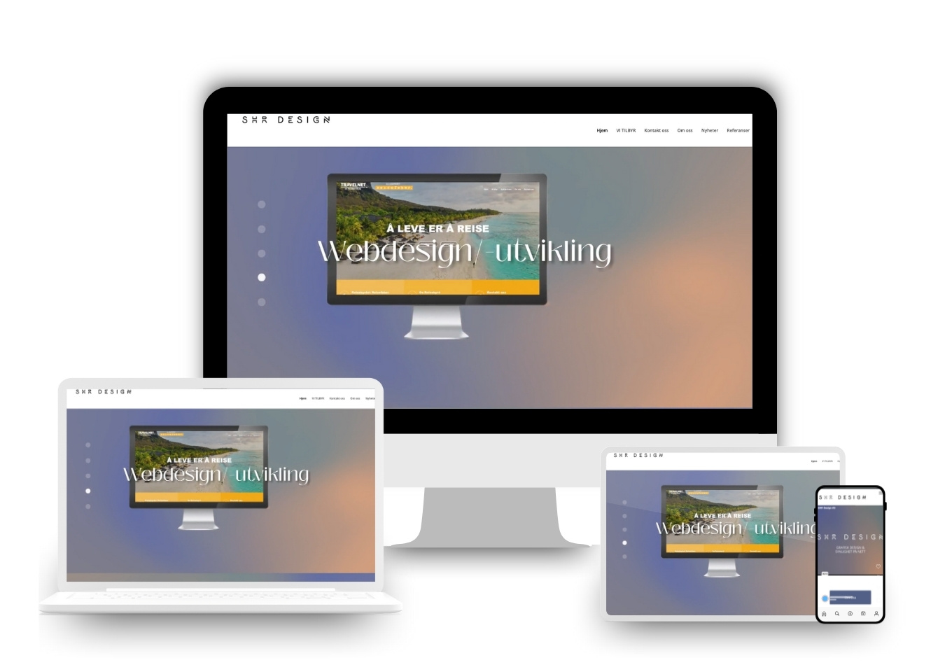 webdesign2 Webdesign - et bilde som representerer prosessen med å lage en moderne og brukervennlig nettside, inkludert layout, fargevalg og typografi