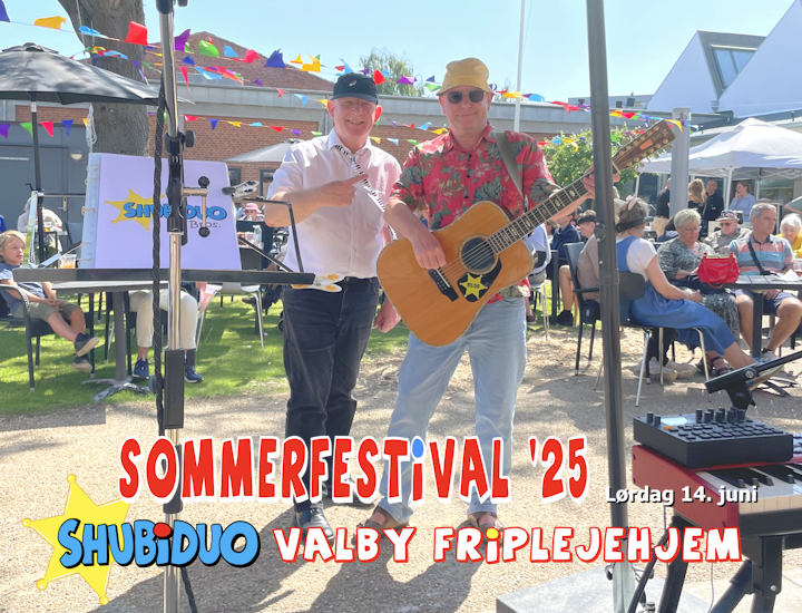 Valby Friplejehjem Sommerstes 2025 koncert med Shubiduo a 14 juni 550