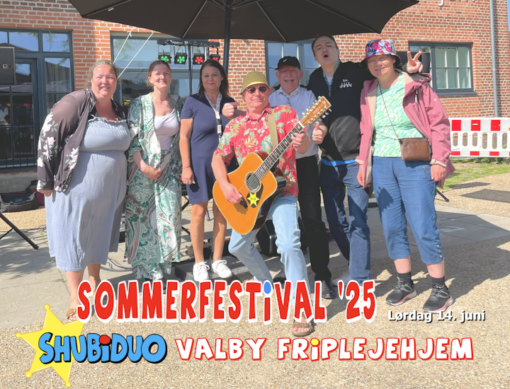 Valby Friplejehjem Sommerstes 2025 koncert med Shubiduo b 14. juni 550
