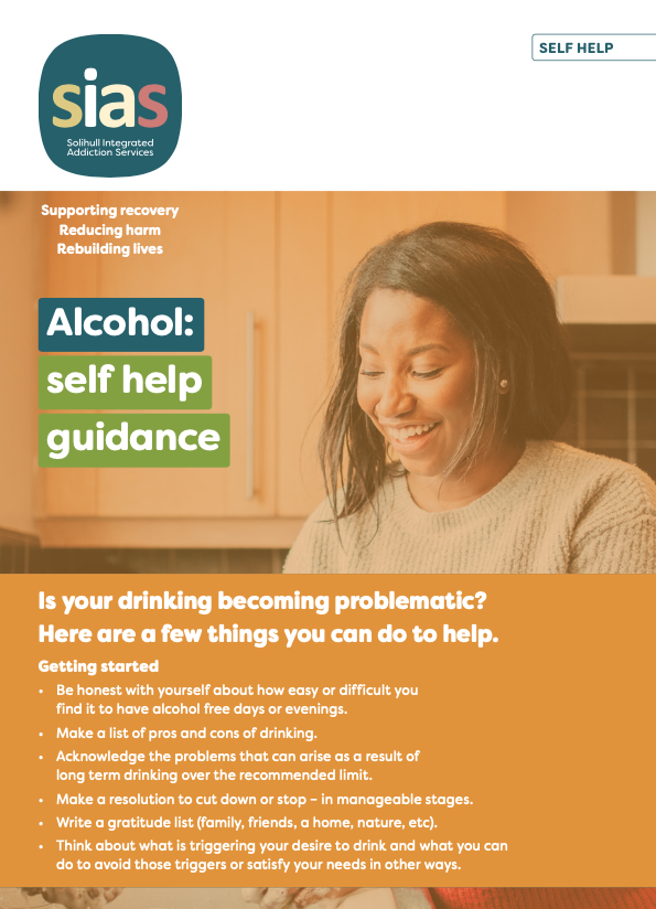 SIAS flyer - Alcohol Self Help