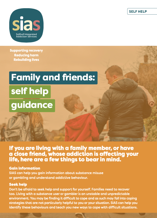 SIAS flyer - Family & Friends Self Help