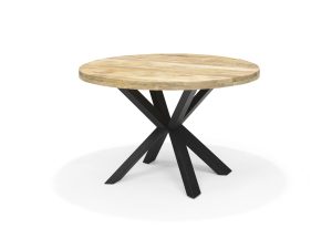 Mangohout ronde eettafel