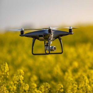 Agricultural drone on farmland - Esus Agri Ltd