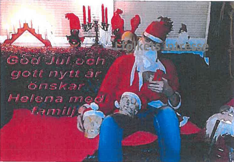 Åtal för Julkort