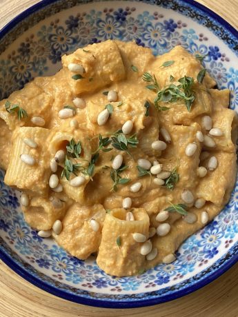 Rigatoni met romige saus