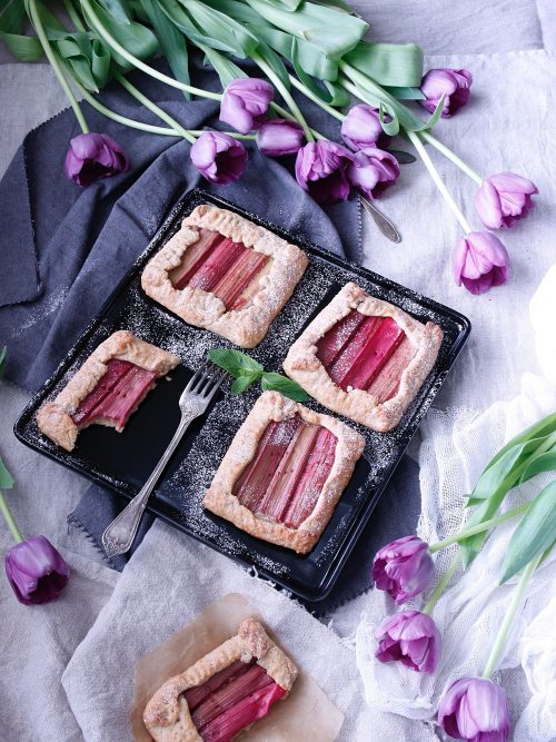 rabarber galette