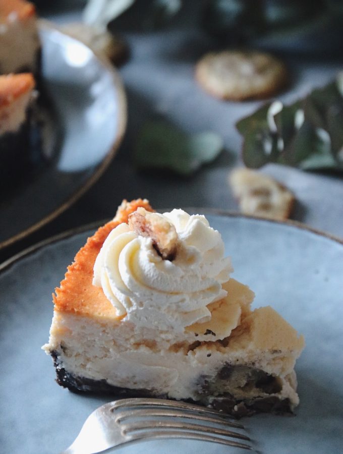 Underbar god chocolate chip cookie dough cheesecake chocolate chip cookie dough cheesecake