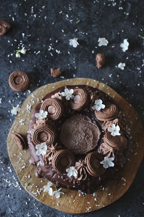 chokladbollstårta