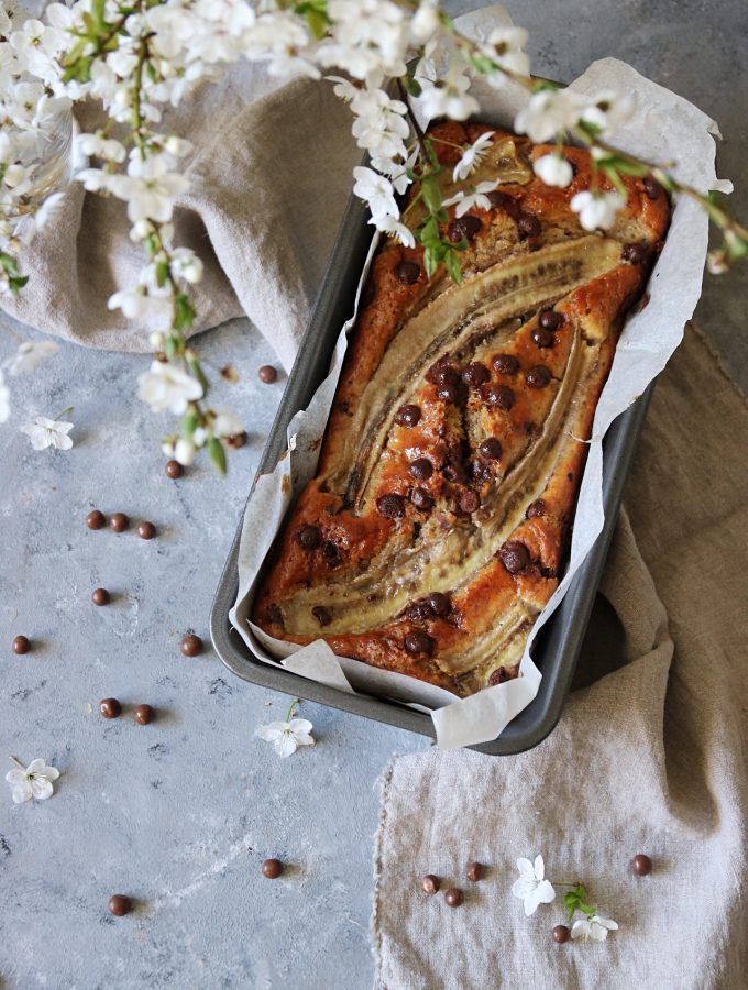 Saftigt bananbröd med Barebells protein crisp saftigt bananbröd