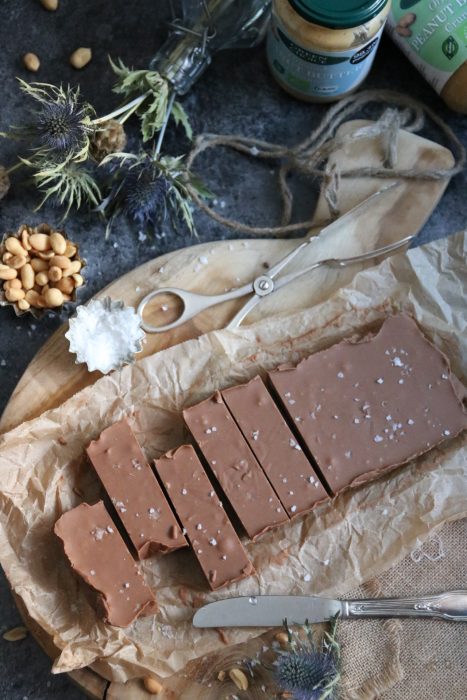 enkel jordnötssmör fudge