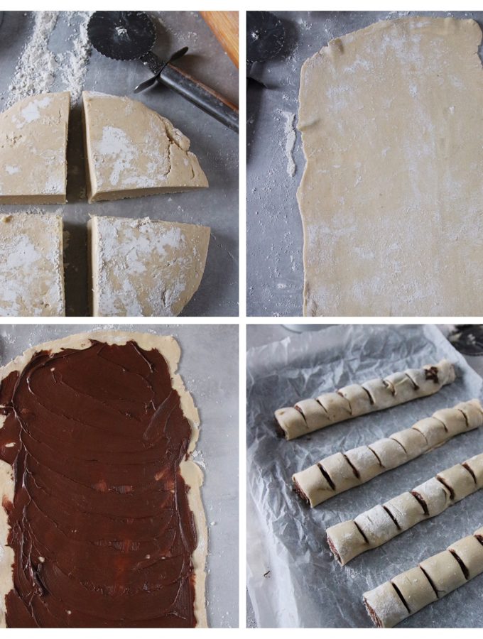 färskostkakor med choklad