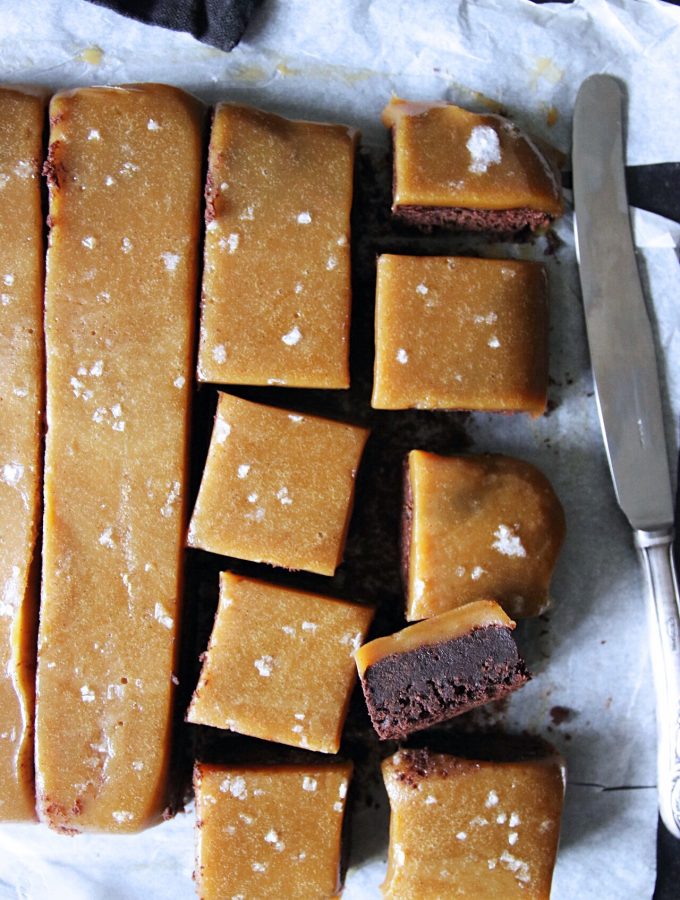 brownies med saltkaramell brownies med saltkaramell