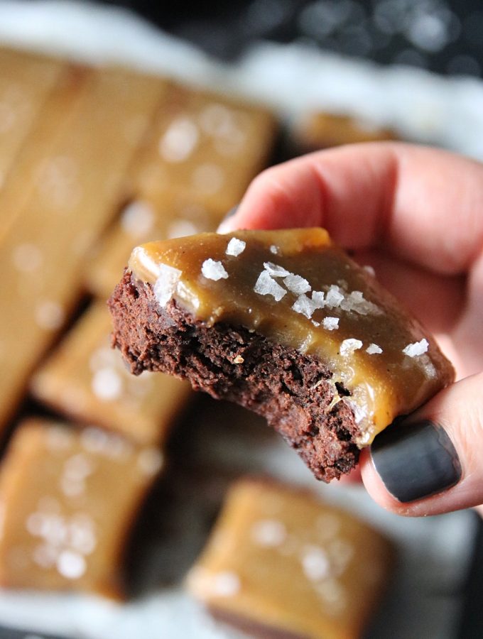 brownies med saltkaramell brownies med saltkaramell