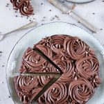 kladdkaka med chokladmousse