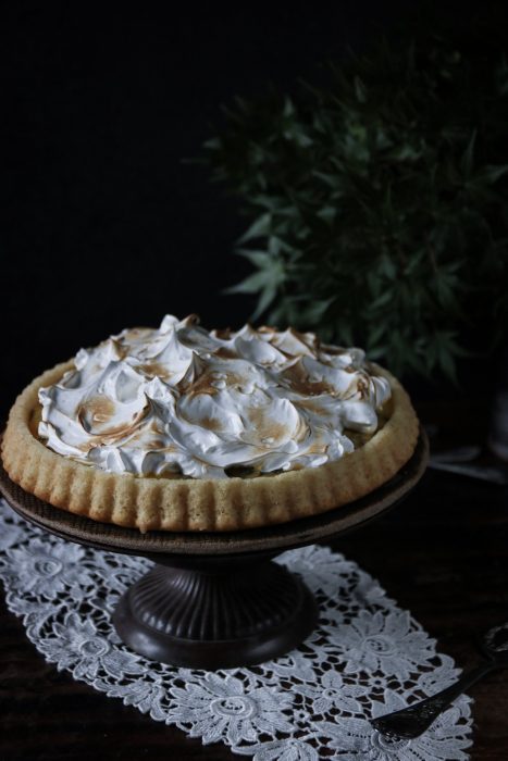mandelkaka med passionsfrukt