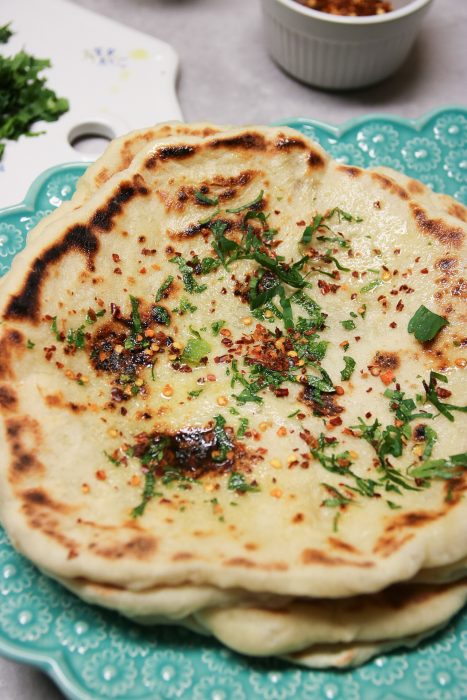 turkiskt bröd i stekpanna